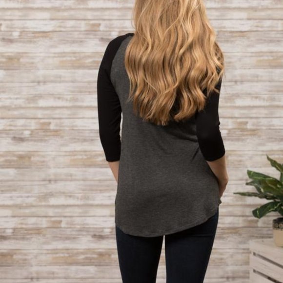 Amazing Grace Elbow Baseball Tunic - Picture 6 of 7